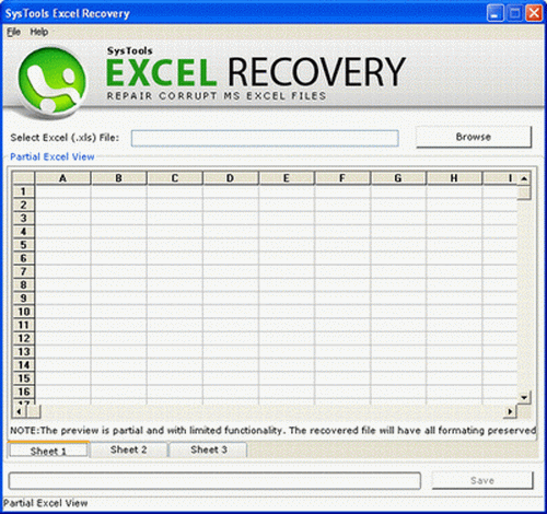 Excel Recovery Software repair corrupt and damage MS Excel Data File