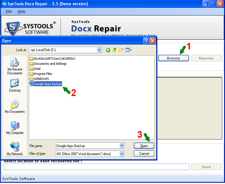 Docx File Recovery Tool download free - centralletitbit